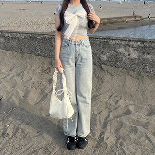 Shirring Strap Square Bag