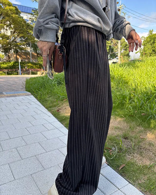 Striped Banding Pants