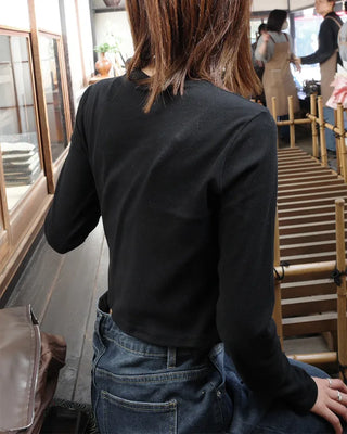 Crop Long Sleeve T-Shirt