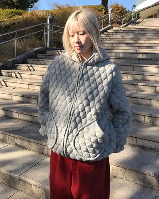 Quilted Hooded Blouson