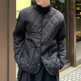 (Unisex) Pocket Quilted Jacket