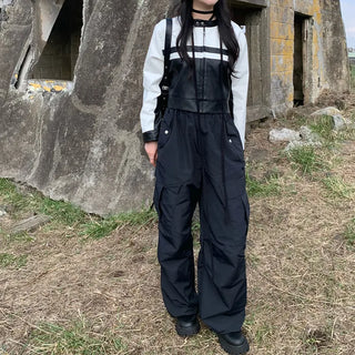 Pocket nylon cargo pants