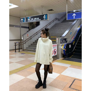 Turtleneck long knit