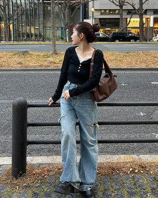 Side belt shoulder bag
