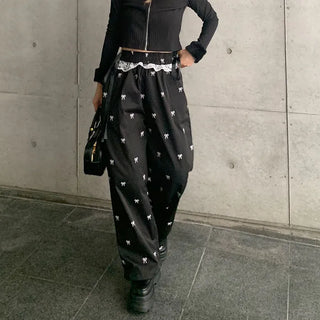 Frill Lace Banding Pants