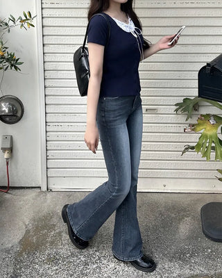 Dot Shirring Half Cardigan