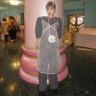 See-through layered dress