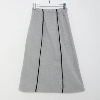 Striped sweat skirt