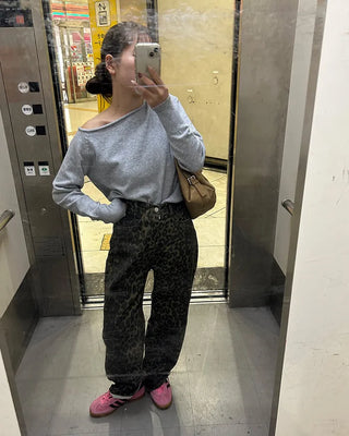 Asymmetrical Off-Shoulder Knit