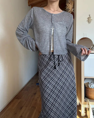 Sheer Mohair Cardigan
