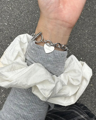 Heart Chain Bracelet
