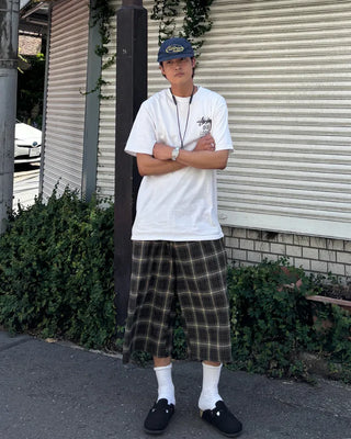 Checked Bermuda Pants