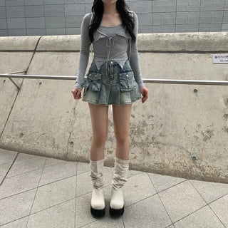 Ribbon Strap Bolero T-Shirt