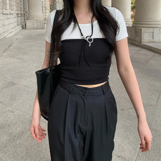 Layered Rib Top
