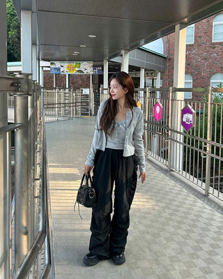 Side Shirring Point Pants