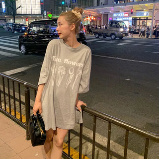Flower print T-shirt