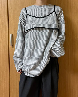 Layered Set Long T-Shirt