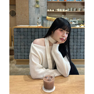 Knit scarf set