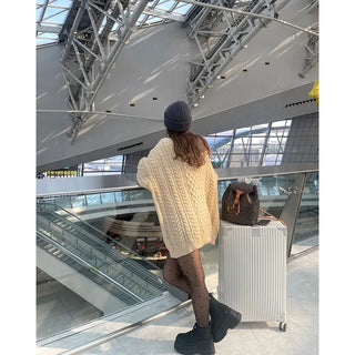 Cable knit oversized fit