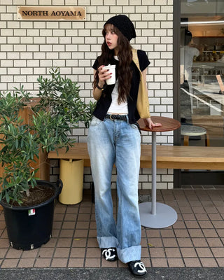 Layered Button T-Shirt