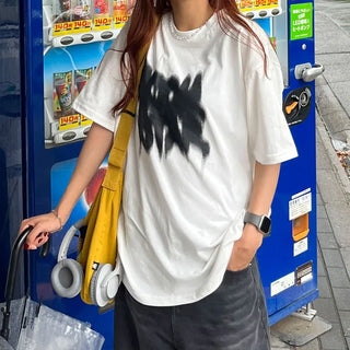(Unisex) Oversized Lettering T-Shirt
