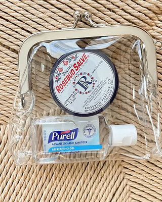 mini mini clear pouch