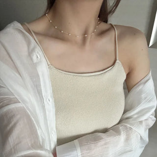 Pearl point necklace