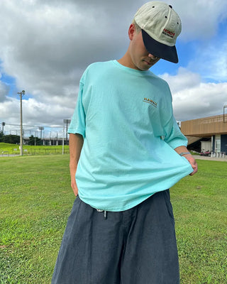 Fish print short-sleeved T-shirt