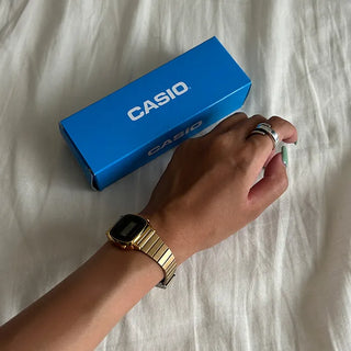 Gold Casio Digital Watch