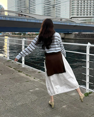 Mid-heel loafer pumps