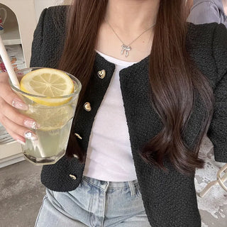 Mini ribbon necklace