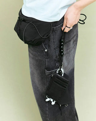[4th Re-release] (ORIGINAL) Wood Ball Shoulder Strap (black)