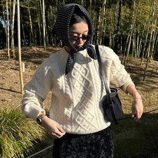 Casual Round Knit Sweater
