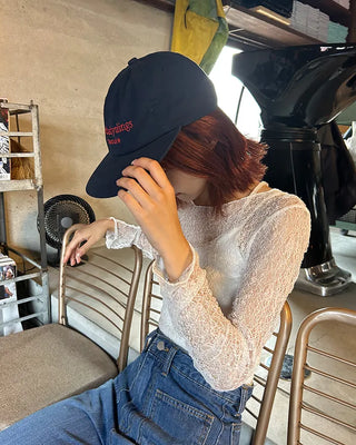 Star Lettering Ball Cap
