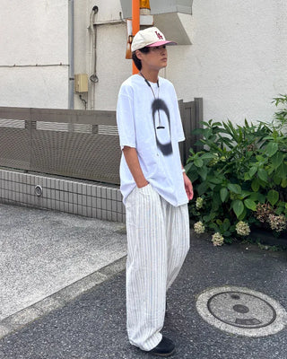 Striped Banding Pants