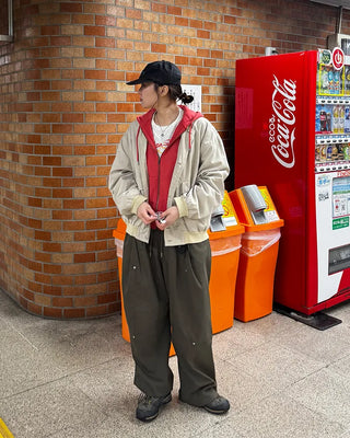 (Unisex) Drawstring Pintuck Slacks