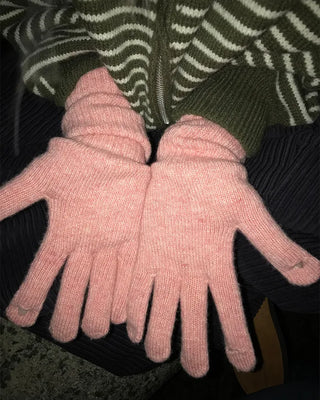 Label Point Long Gloves