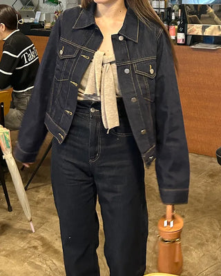 Standard cropped denim jacket