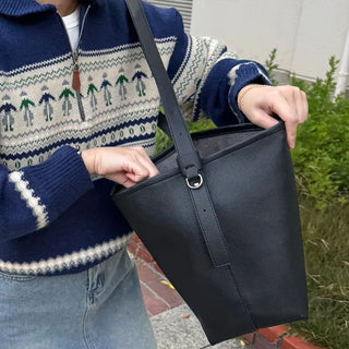 Patterned Half-Zip Knit Sweater