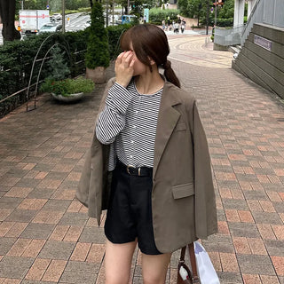 Pintuck shorts