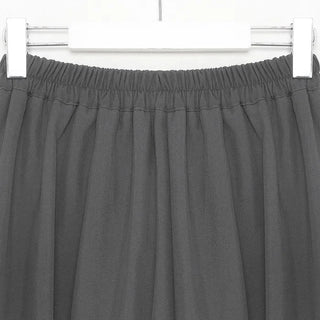 Pintuck pleated long skirt