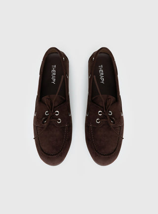 Therapy Sailor Boat Shoes Brown