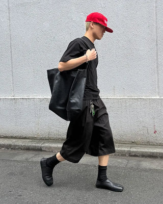 Big leather tote bag