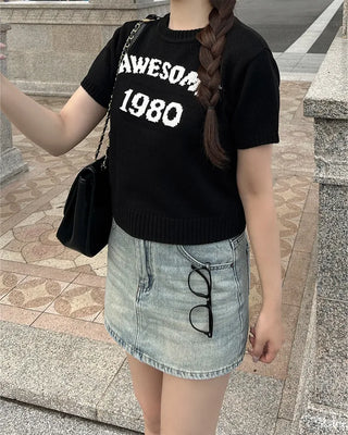 1980 Half-Sleeve Knit