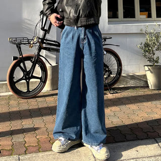 (Unisex) Wide Denim Pants
