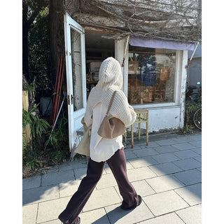 Suede tote bag