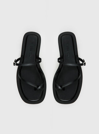 Riki Mini Belt Sandals Black