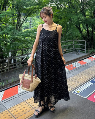 Flower Camisole Long Dress