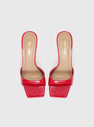 Caroline Heels Red