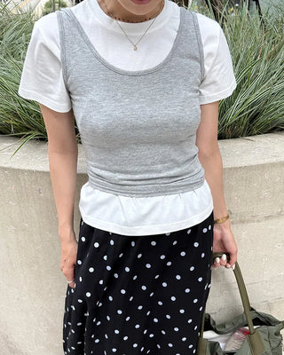 Basic Round Sleeveless